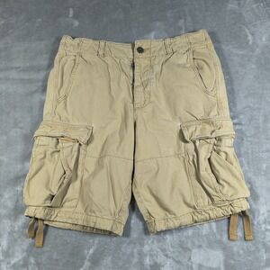 Vintage Abercrombie Fitch Cargo Shorts Mens 32 Y2K Military Skater Baggy